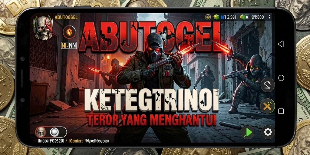 Gameplay mencekam ABUTOGEL dengan suasana horor yang mendalam.
