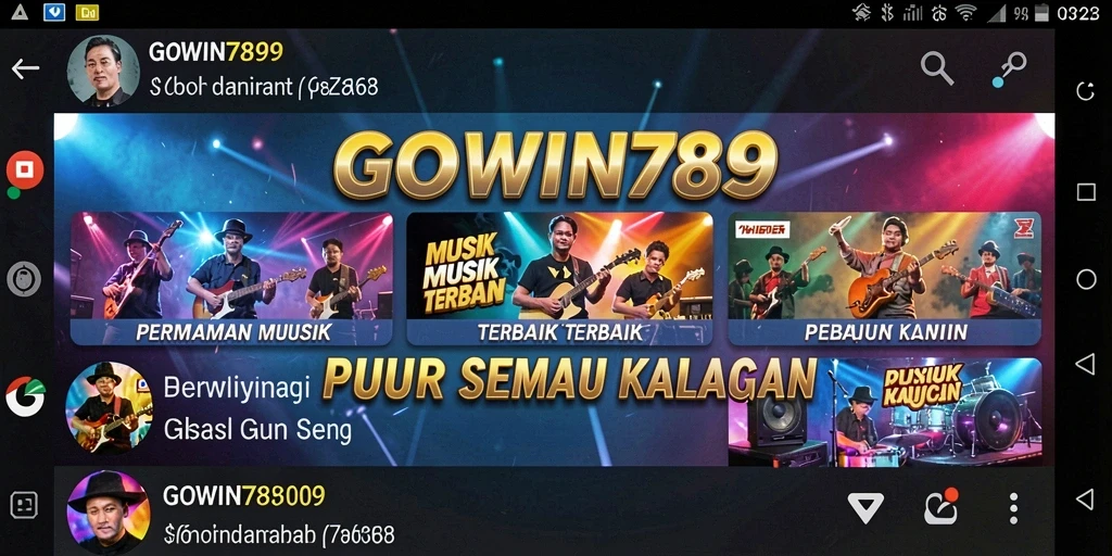 Tampilan gameplay GOWIN789 yang seru dan interaktif.