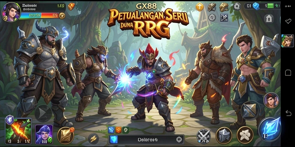 Gameplay GX88 yang seru dengan grafik menawan.
