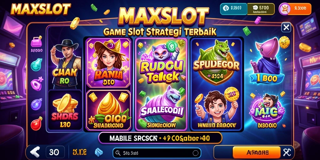 Tampilan menarik dari gameplay <strong>MAXSLOT</strong> yang penuh strategi.