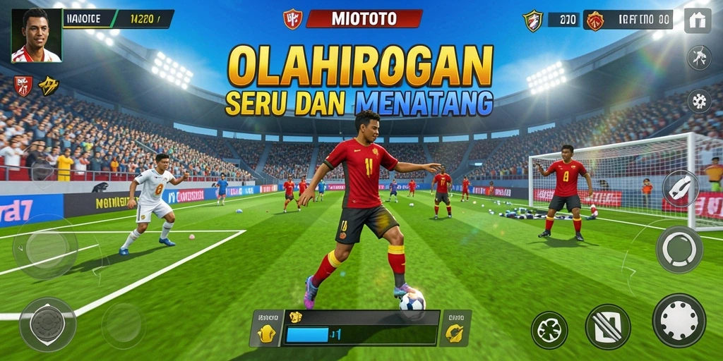 Screenshot gameplay <strong>MIOTOTO</strong> menunjukkan aksi seru dalam olahraga.