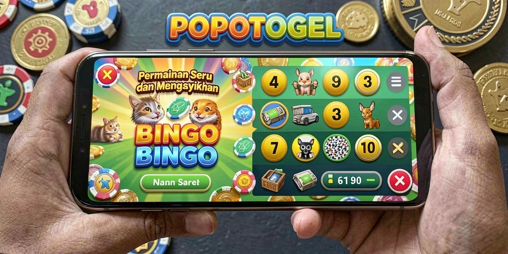 Screenshot gameplay Bingo POPOTOGEL yang penuh aksinya.